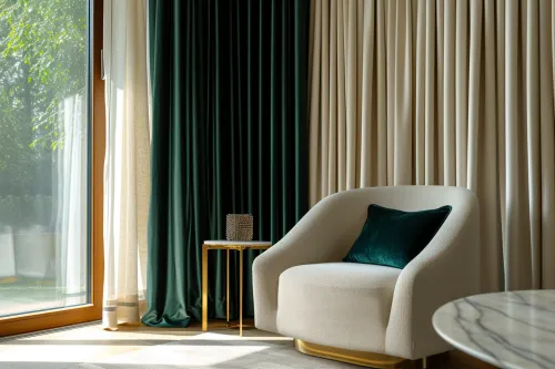 Finitions rideaux haut de gamme, le détail qui change tout.