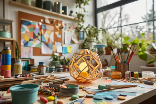 Lampe bois déco personnalisée, touche unique.